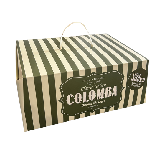 Classic Pistachio Italian Colomba 900g - Cristina Toscano x Chef Joey D